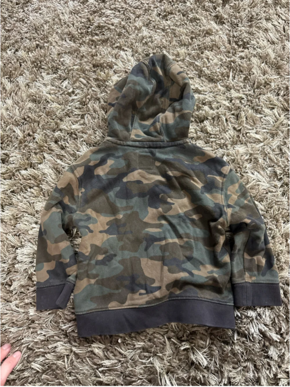 Baby Gap Camo Zip-Up Hoodie 18-24 Months Green Brown